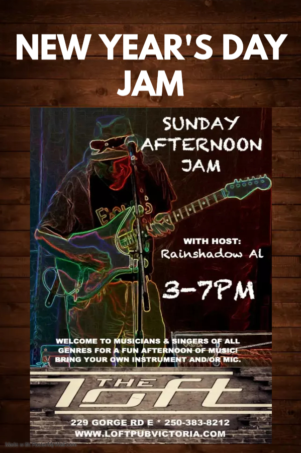 New Year's Day Jam - Jun 4th @ The Loft (Victoria)