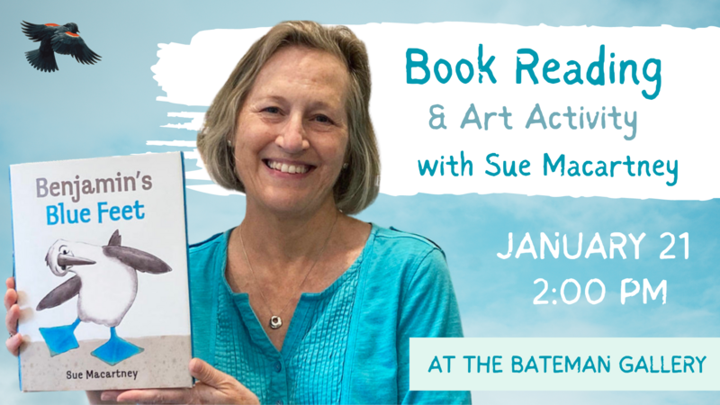 Book Reading & Art Activity with Sue Macartney - May 7th @ Bateman Gallery