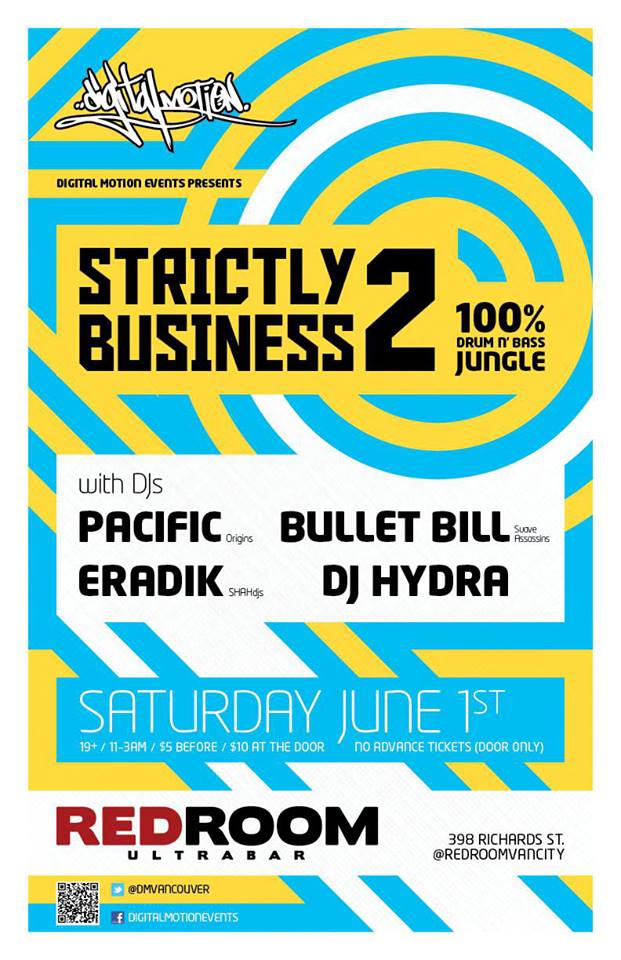 STRICTLY BUSINESS 2 *** 100% Drum n Bass Jungle *** @ The Red Room Jun 1 2013 - Jun 18th @ The Red Room