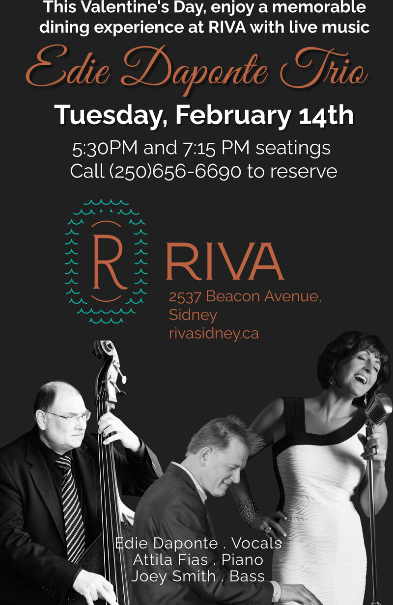 Edie Daponte Jazz Trio - Valentine's Day - Apr 30th @ Riva