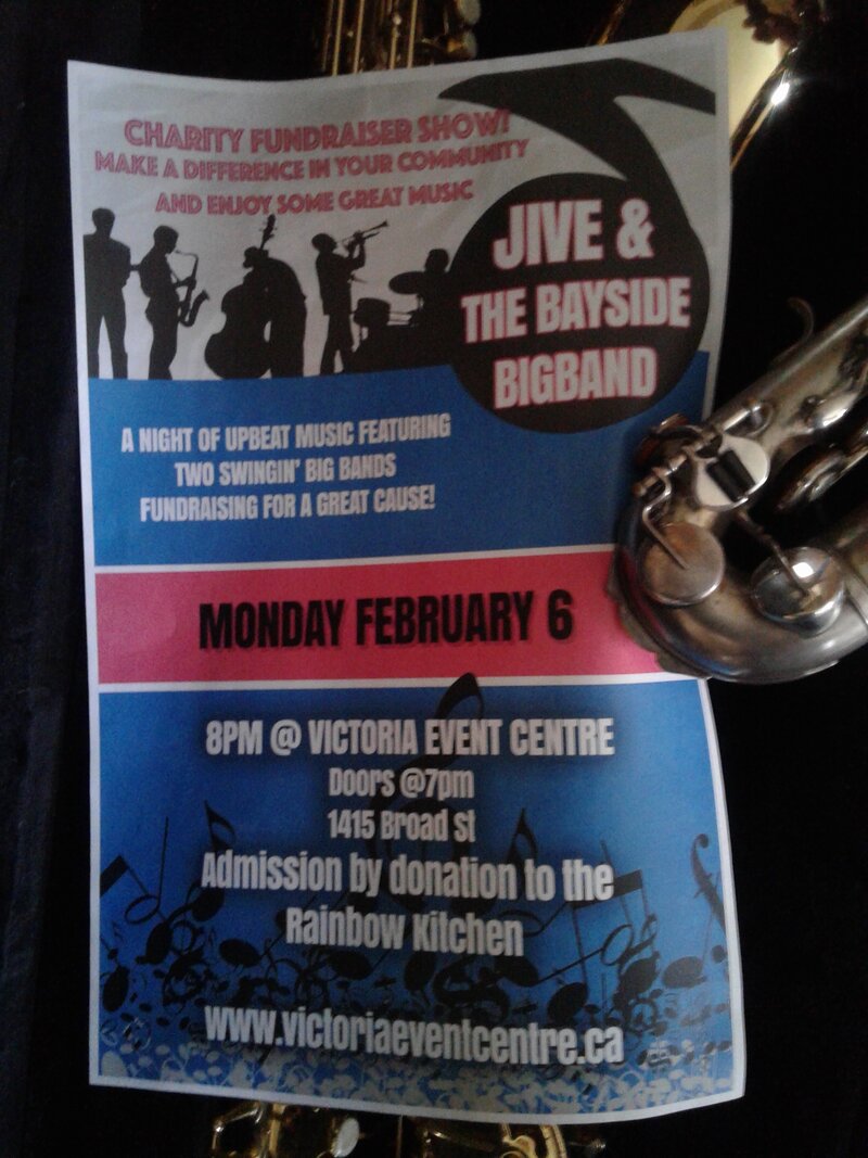 Big Band Charity Fundraiser Show @ Victoria Event Centre Feb 6 2023 - Jun 18th @ Victoria Event Centre