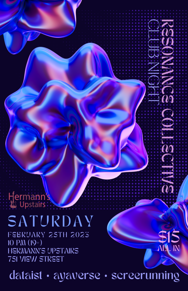 Resonance Collective Club night - Jul 27th @ Hermann's Upstairs