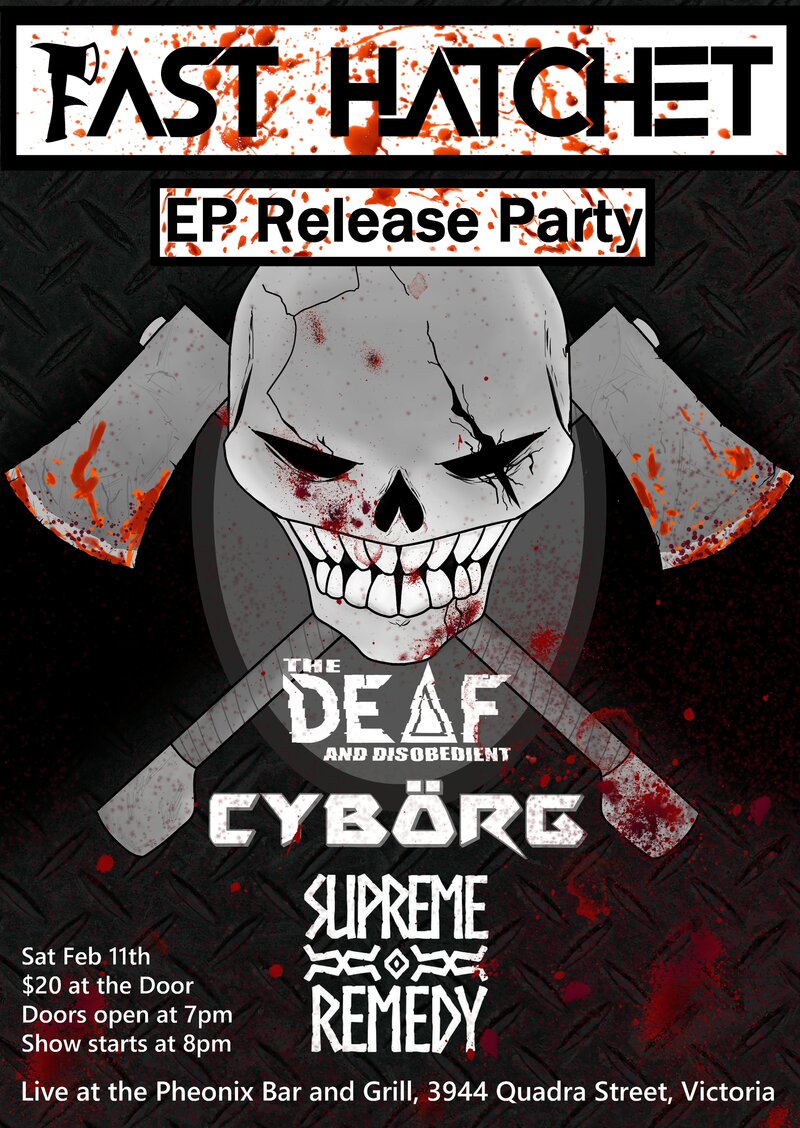 Fast Hatchet EP Release Party - May 5th @ The Phoenix Bar and Grill
