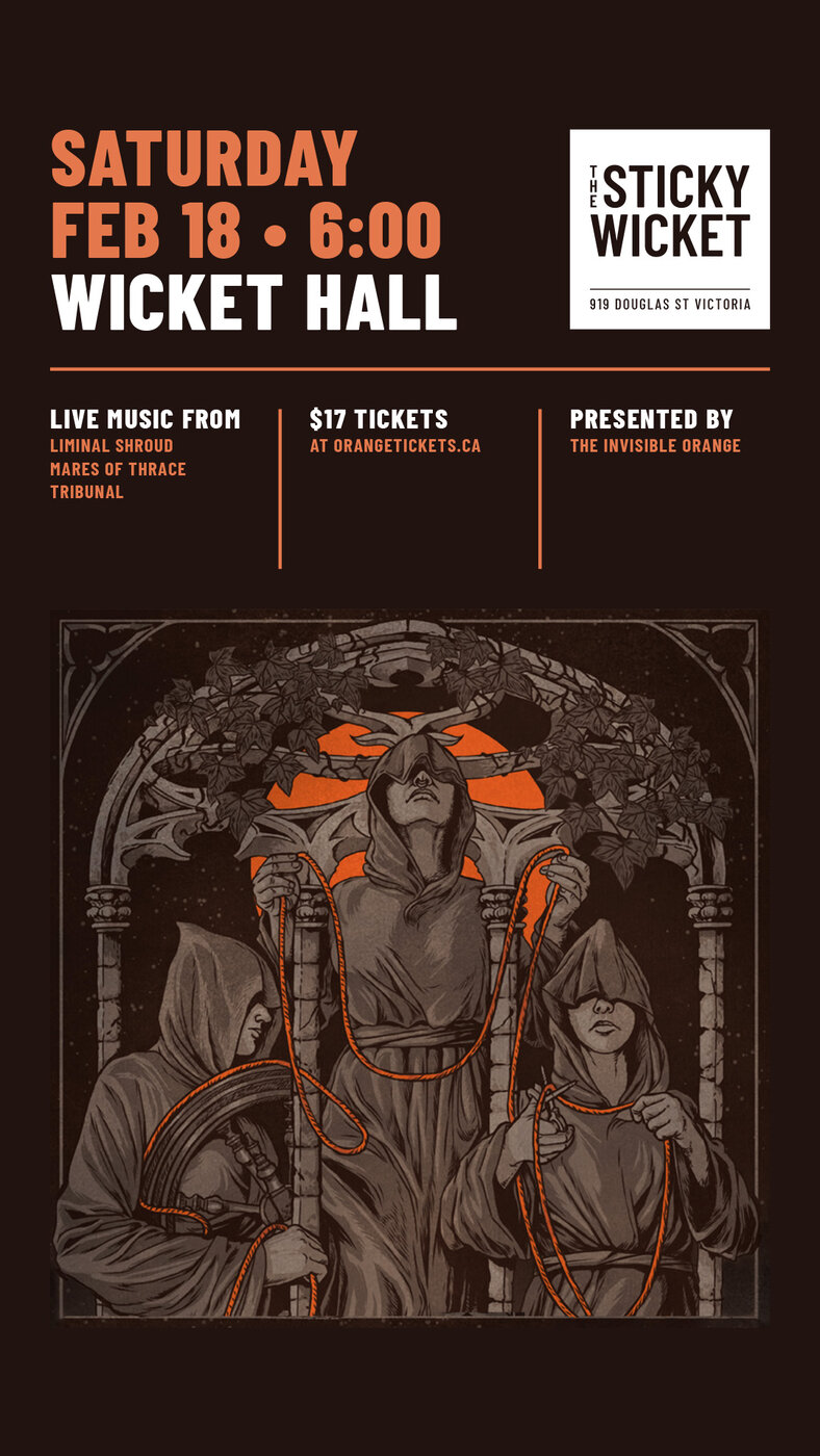 LIMINAL SHROUD // MARES OF THRACE // TRIBUNAL - May 6th @ Studio 919