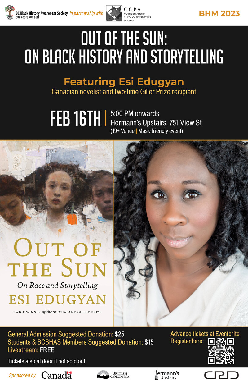 Out of the Sun: On Black History and Storytelling - Jun 5th @ Hermann's Upstairs