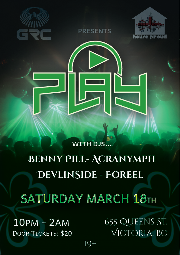 PLAY - May 13th @ Quadratic Sound