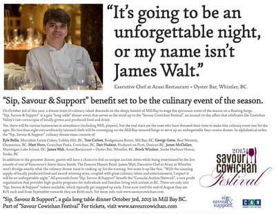 Sip, Savour & Support: Famous Players Band @ Mill Bay Marina Oct 3 2015 - May 10th @ Mill Bay Marina