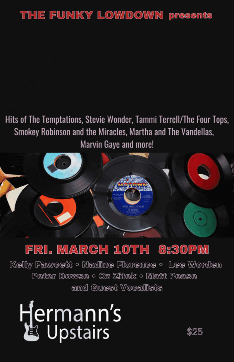 Mostly Motown - Jun 4th @ Hermann's Upstairs