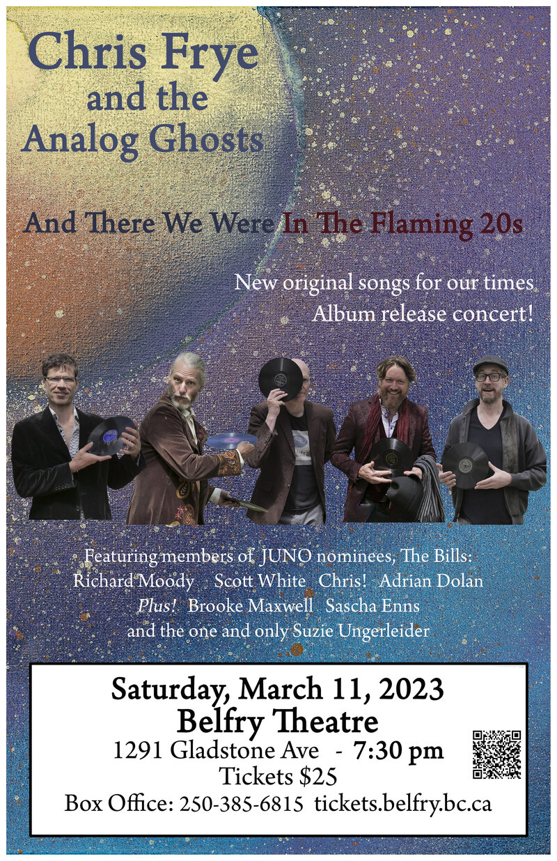 Album Release Concert - May 6th @ Belfry Theatre