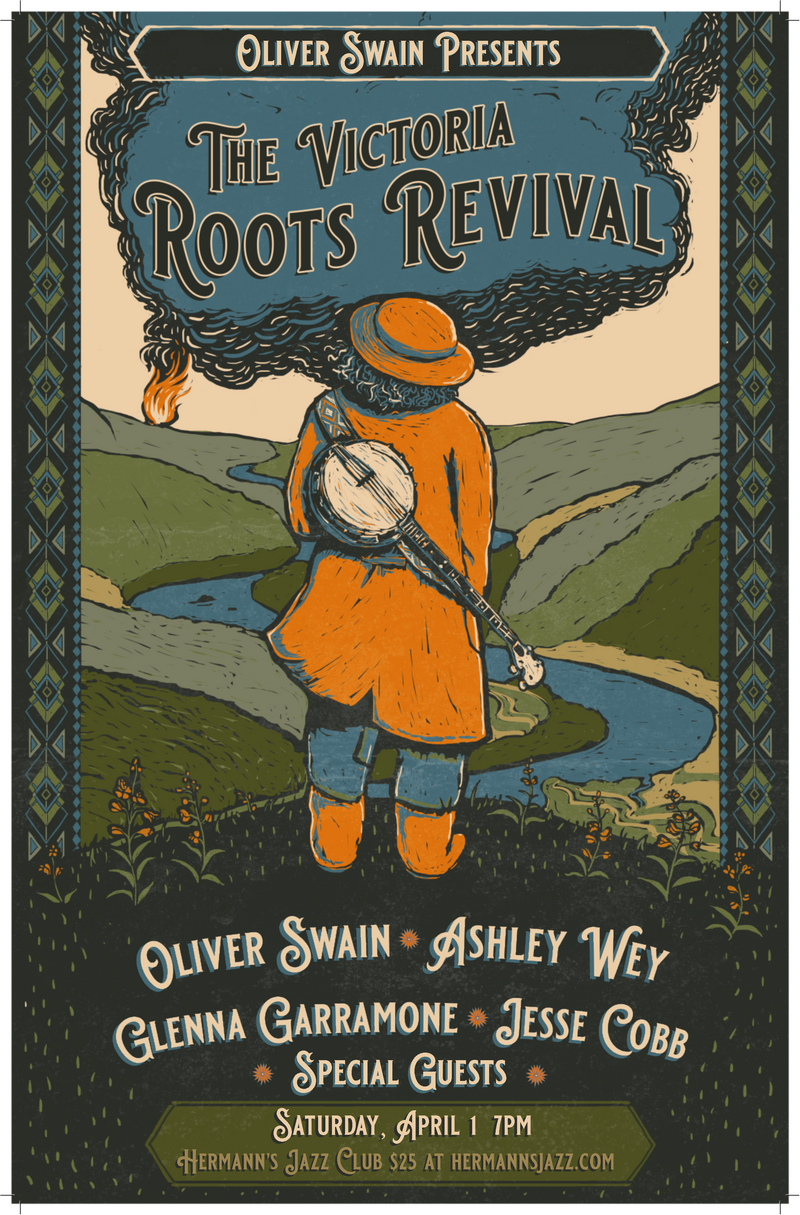The Victoria Roots Revival presented by Oliver Swain - May 7th @ Hermann's Jazz Club