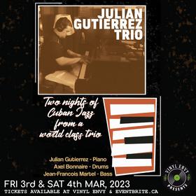 Fri. Mar 3rd 2023 - : Julian Gutierrez - Jun 5th @ Vinyl Envy