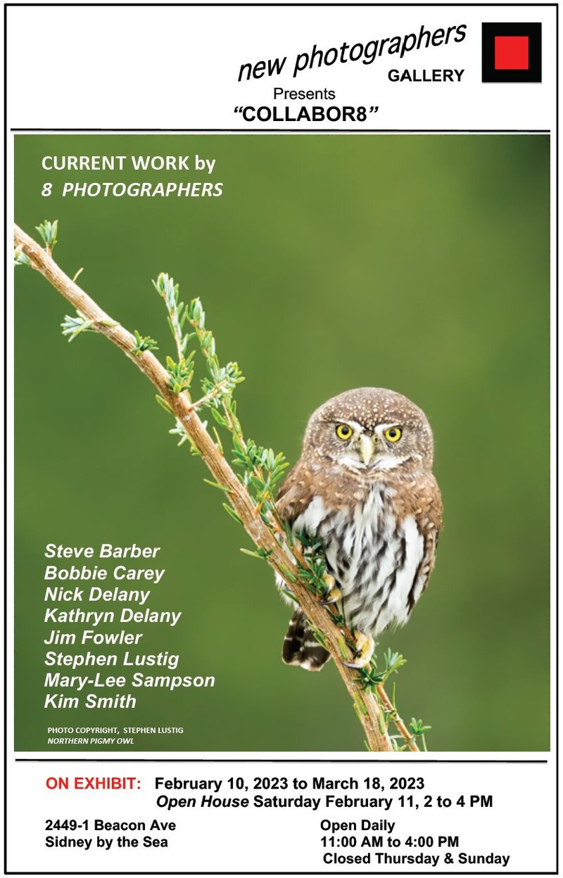 Collabor8 - May 9th @ new photographers GALLERY