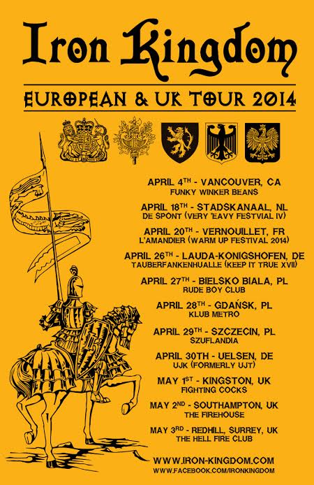 Iron Kingdom, RAGING DEATH, PRATUM, Elipsa @ Rude Boy Club Apr 27 2014 - Jun 13th @ Rude Boy Club
