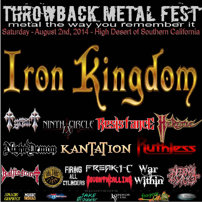 Tyrant, Ninth Circle, theresistance, Heretic, Iron Kingdom, Kantation, Battlefront, Seventh Calling, Firing All Cylinders, Night Demon, Freak-1-C, War Within @ Frogee's Inc - Aug 02, 2014