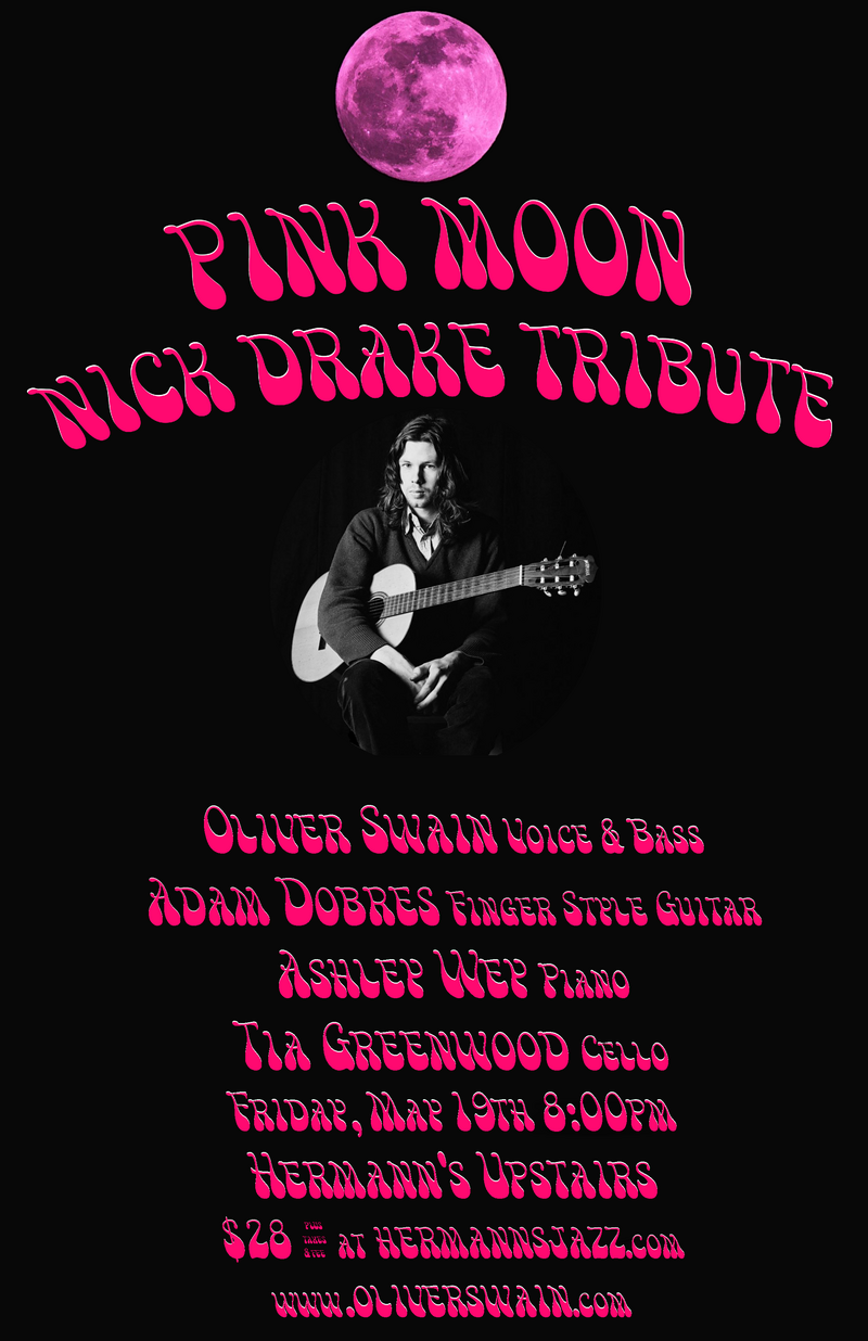 Pink Moon: Nick Drake Tribute @ Hermann's Upstairs - May 19, 2023