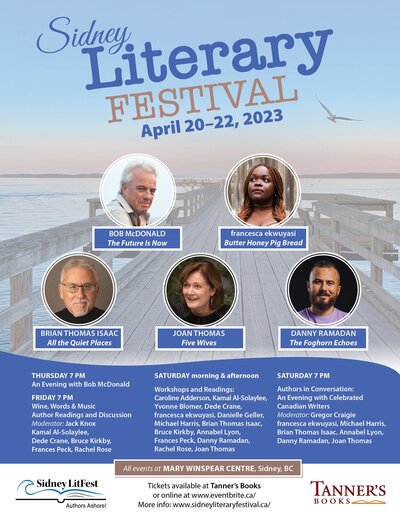 Sidney Litfest 2023 - Jun 4th @ Mary Winspear Centre