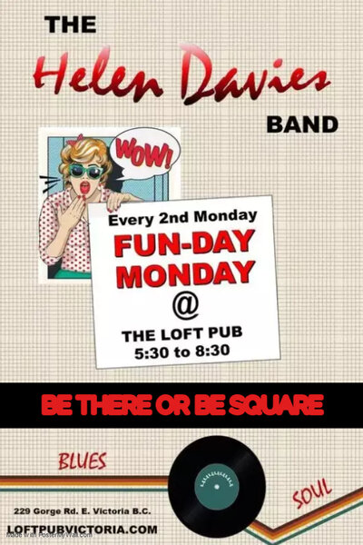 Helen Davies Band at The Loft - Jun 15th @ The Loft (Victoria)