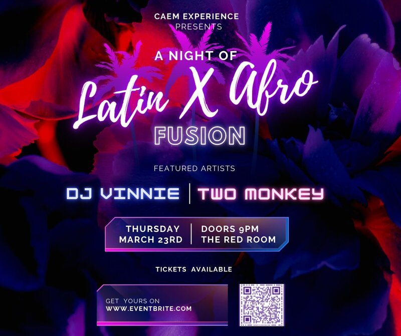 Latin Afro Fusion Night @ The Red Room Mar 23 2023 - May 8th @ The Red Room