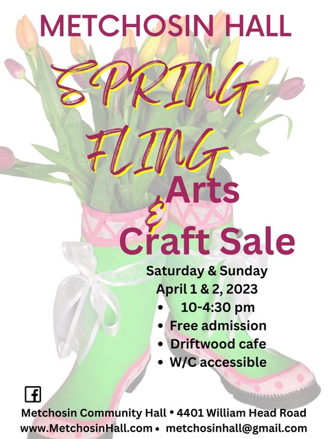 Metchosin Spring Fling Arts & Crafts Fair - Apr 30th @ Metchosin Community Hall