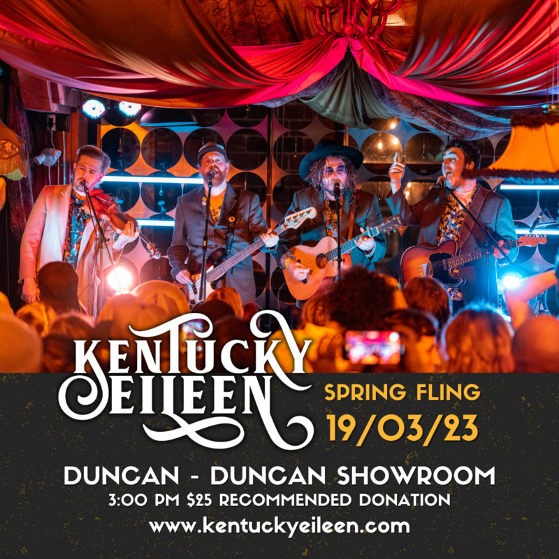 Sunday Matinee Performance: Kentucky Eileen @ Duncan Showroom Mar 19 2023 - May 6th @ Duncan Showroom