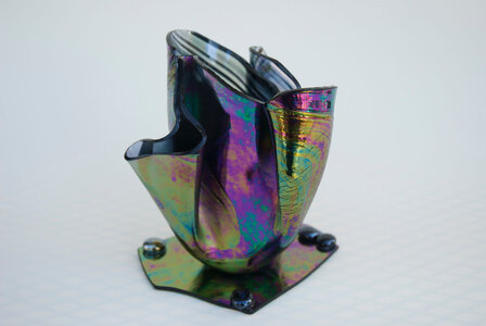 Slumped Glass Vase by 
Michaela Davidson