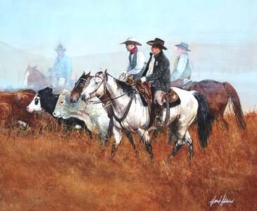 Misty Morning by 
Harold Allanson