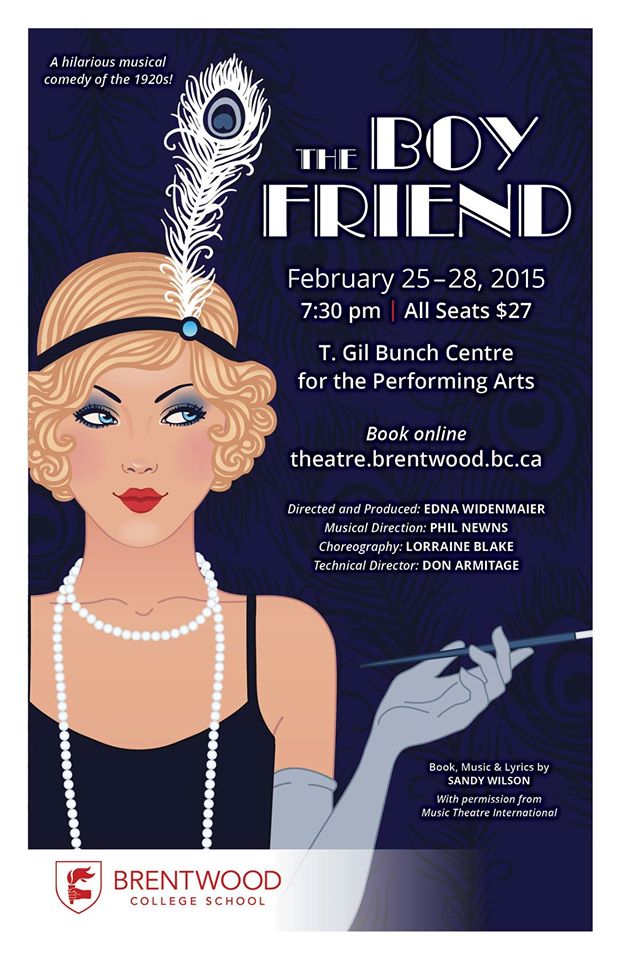 The Boy Friend: Directed and Produced, Edna , Widenmaier @ T.Gil Bunch Centre for Performing Arts Feb 25 2015 - Jun 3rd @ T.Gil Bunch Centre for Performing Arts