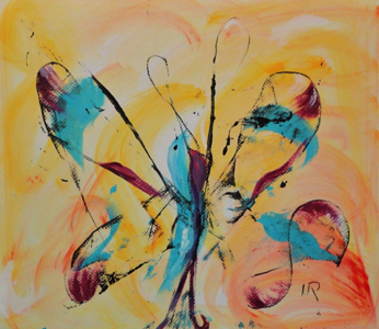 Butterfly on yellow by 
Ursula Rettich