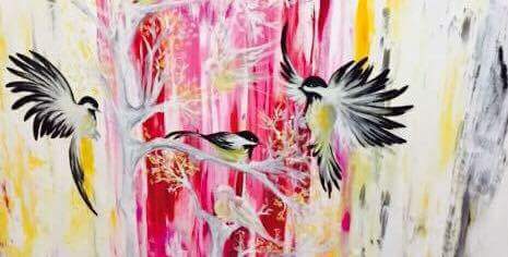 The Spirit Chickadee Bird by 
Esther Hamar