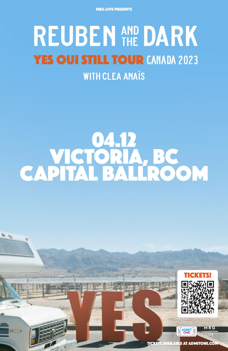 Reuben and The Dark @ Capital Ballroom Apr 12 2023 - May 6th @ Capital Ballroom