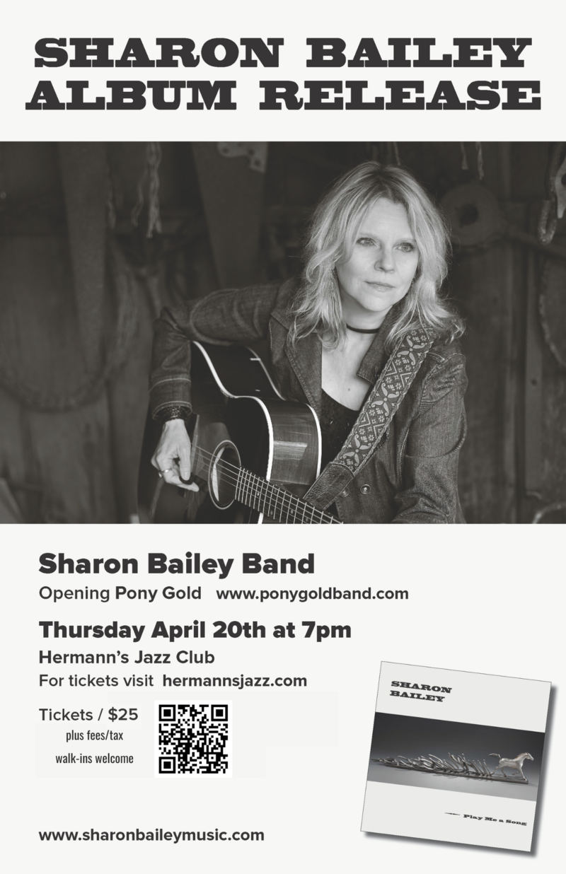 Sharon Bailey Band: Album Release - May 7th @ Hermann's Jazz Club