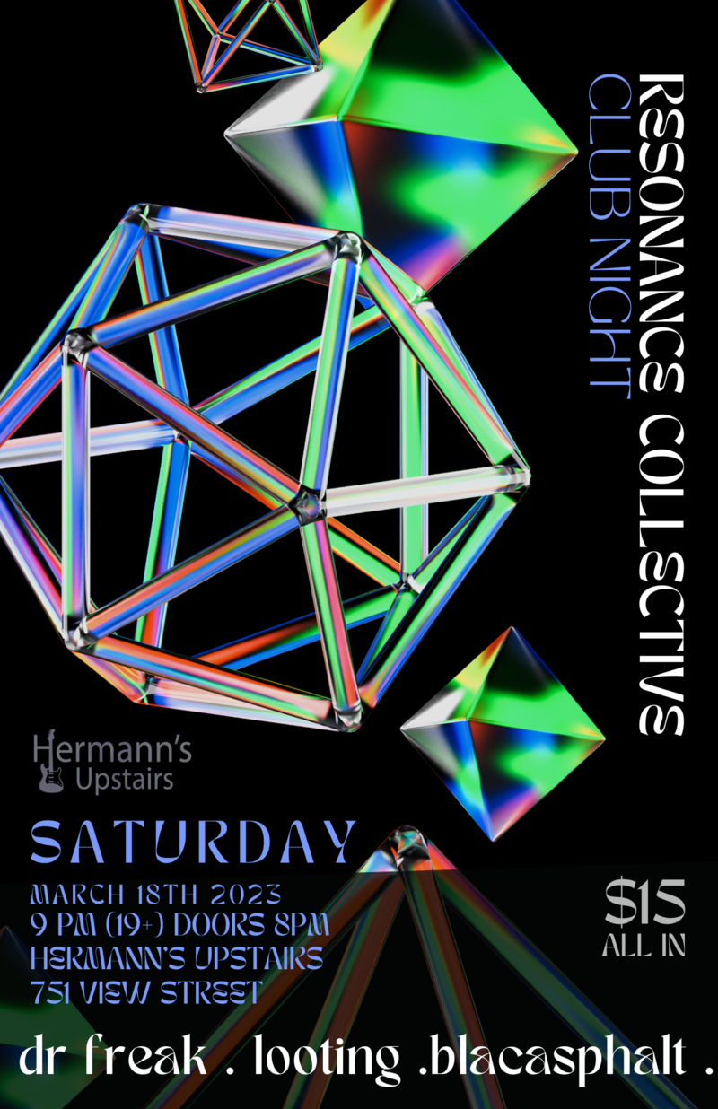 Resonance Collective: Club Night - Jul 15th @ Hermann's Upstairs