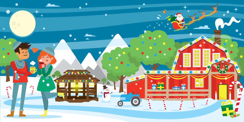 Christmas at the Farm @ Merridale Cidery & Distillery Dec 15 2017 - Jun 14th @ Merridale Cidery & Distillery