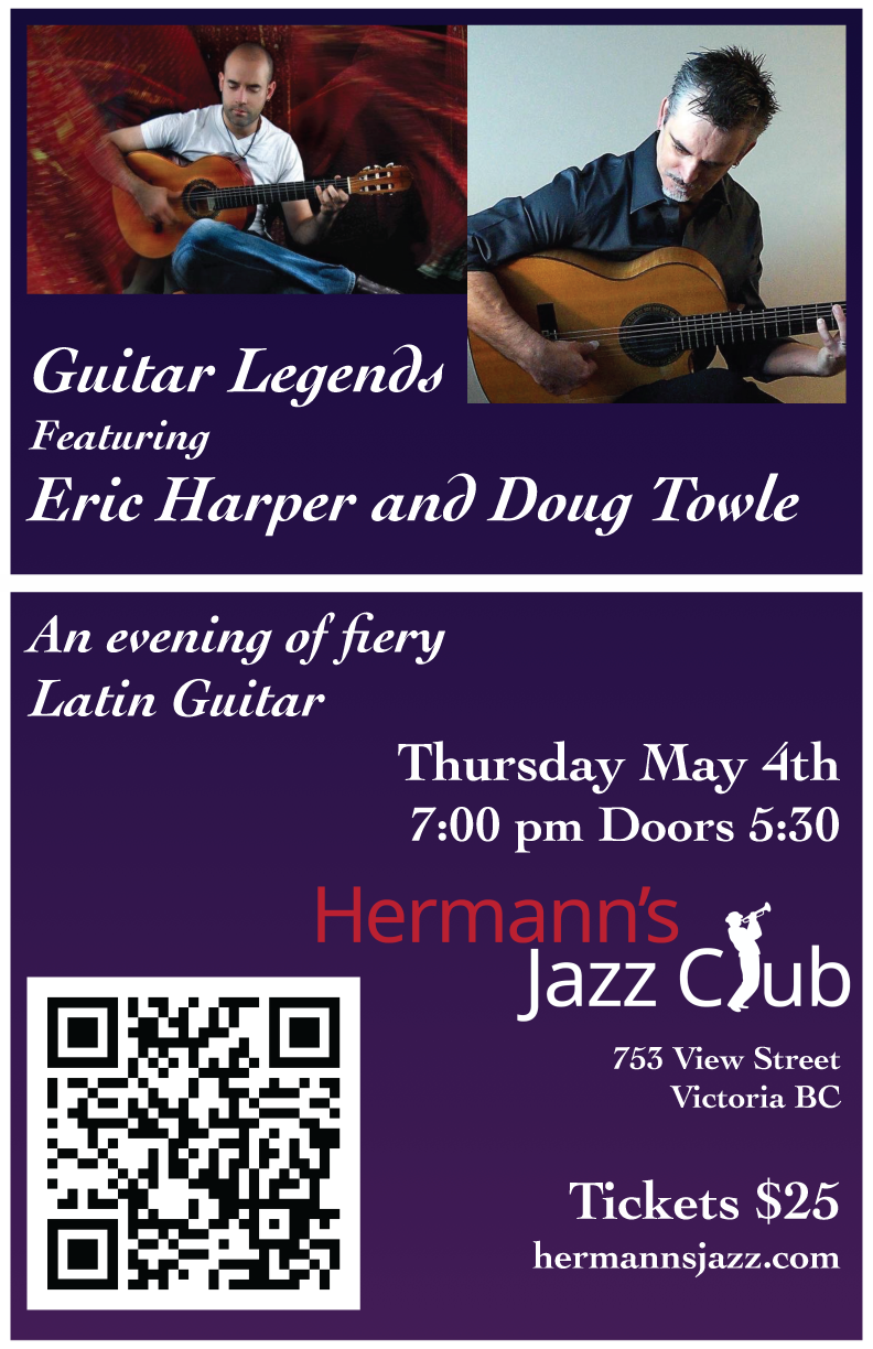 Eric Harper and Doug Towle: Guitar Legends - May 7th @ Hermann's Jazz Club