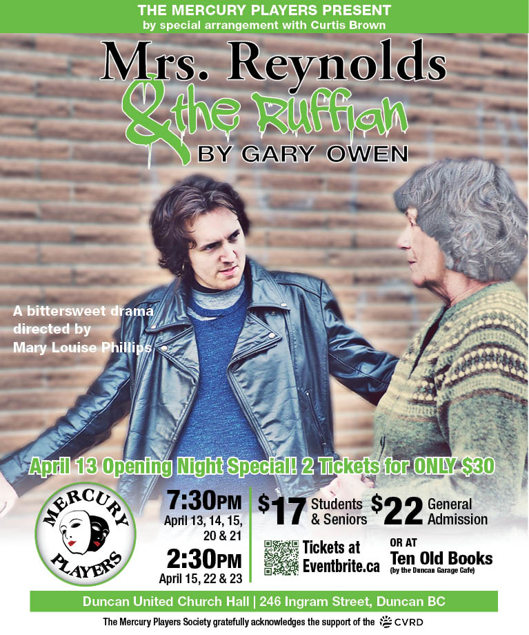 Mrs. Reynolds and The Ruffian - A Live Play - Jun 4th @ Duncan United Church