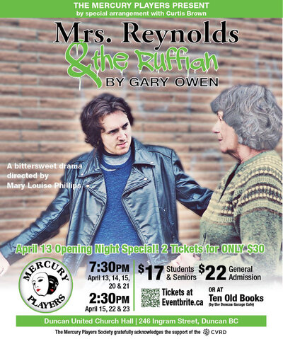 Mrs. Reynolds and The Ruffian - A Live Play - Jun 7th @ Duncan United Church