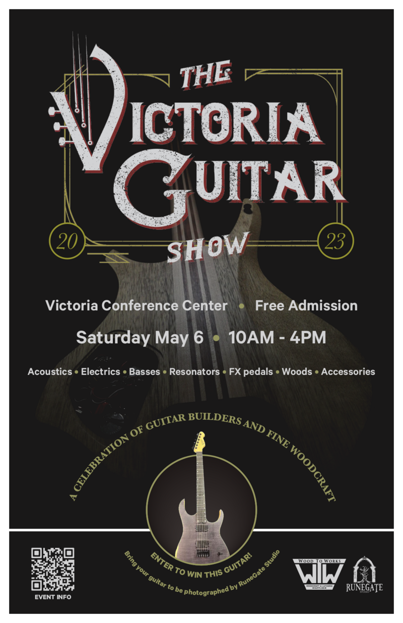 The Victoria Guitar Show - May 10th @ Victoria Conference Centre