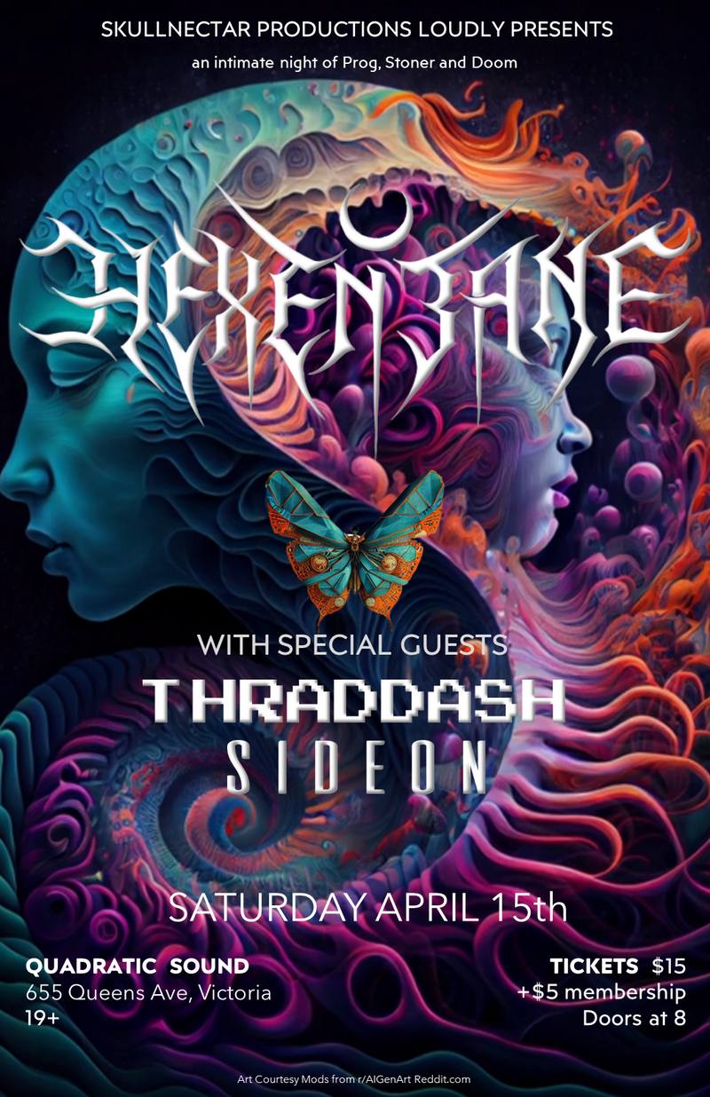 An Intimate Night of Heavy Metal - May 13th @ Quadratic Sound