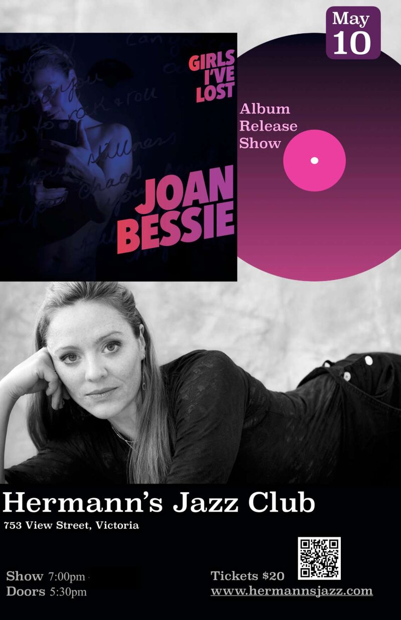 Joan Bessie: Girls I've Lost - Album Release @ Hermann's Jazz Club May 10 2023 - May 7th @ Hermann's Jazz Club