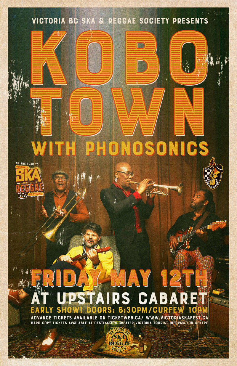 Kobo Town, Phonosonics - On the Road to Ska & Reggae Fest - May 6th @ Upstairs