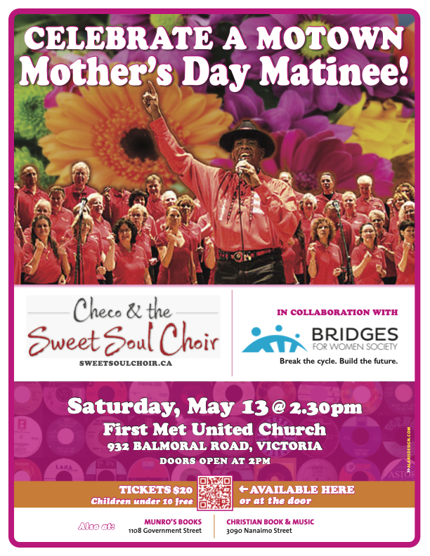 Celebrate A Motown Mother's Day Concert Saturday 13th May 2.30pm - May 6th @ United Commons (First Metropolitan United Church)