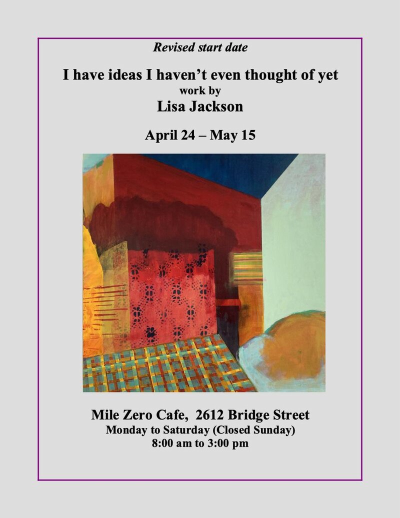 I have ideas I haven't even thought of yet @ Mile Zero Cafe - Apr 24, 2023