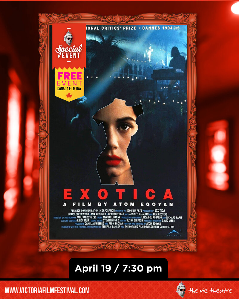 Exotica &ndash; Canada Film Day (Free!) - Jun 14th @ Vic Theatre