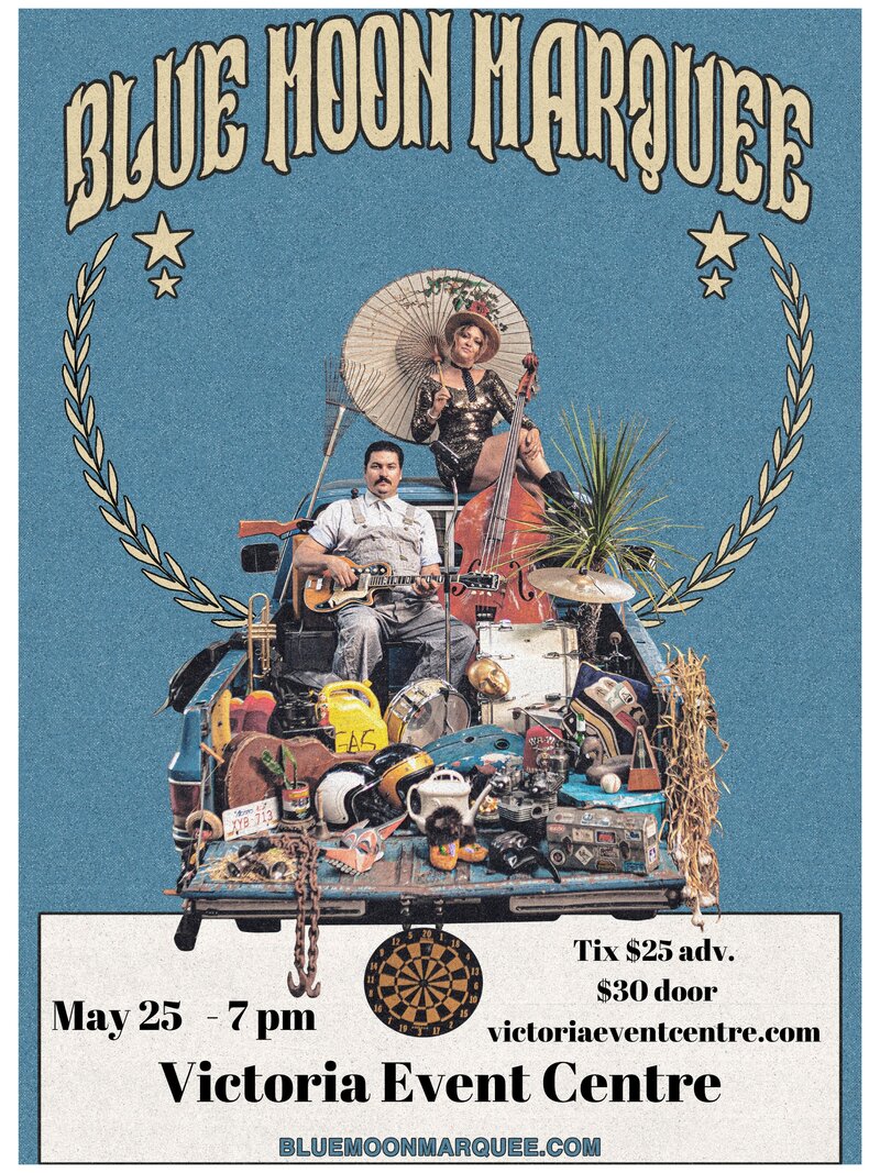 BLUE MOON MARQUEE live (trio show) - May 6th @ Victoria Event Centre