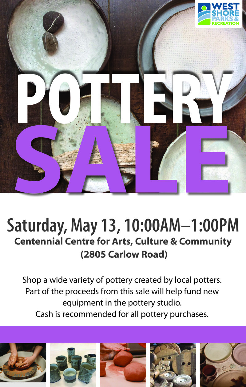Pottery Sale! - Jun 4th @ Centennial Centre for Arts, Culture & Community