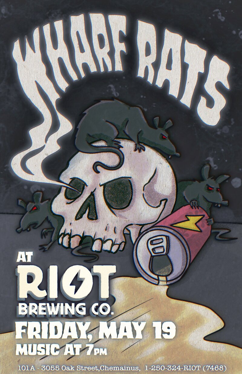 Acoustic Wildness with the Wharf Rats - Jun 7th @ Riot Brewing Co.