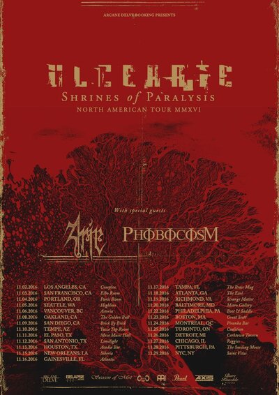 Ulcerate @ The Astoria Nov 6 2016 - Jun 3rd @ The Astoria