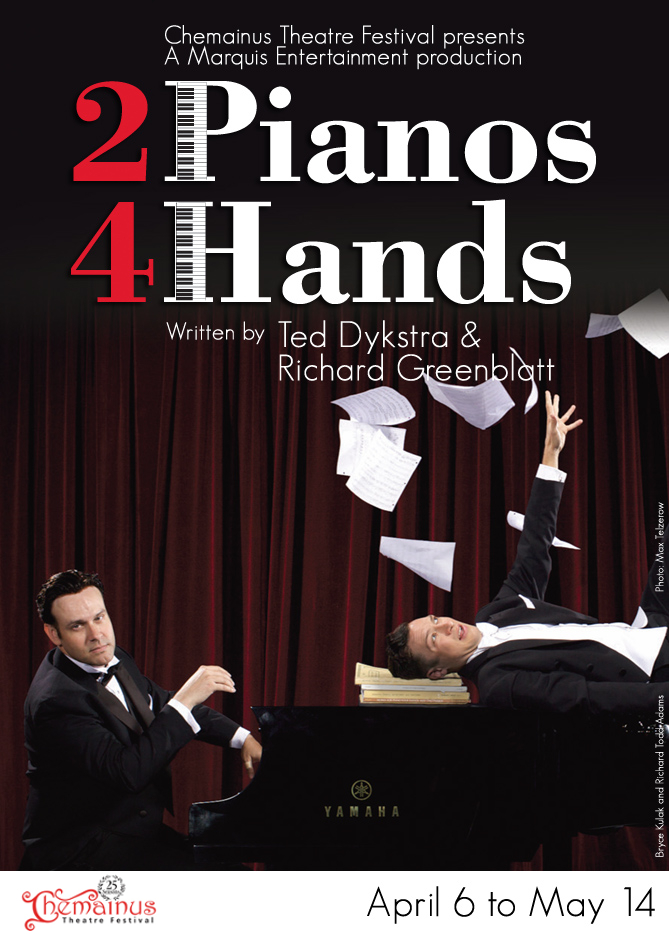 2 Pianos 4 Hands @ Chemainus Theatre Festival May 13 2017 - Jun 6th @ Chemainus Theatre Festival