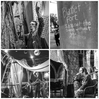 Blanket Fort Ranket Fort: Sean Yap Sei-Been Devlin, MC Emma Cooper, Jessie Hannah , Frida Fihll Hallgren, Anjie Mittelholtz, DJ ROY, Sarah Stupar, Taryn Della, Shlomo Mcpeake @ The Astoria Mar 7 2017 - Jun 7th @ The Astoria