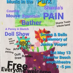 Free Music in the Park - Jun 24th @ Transfer Beach Amphitheatre